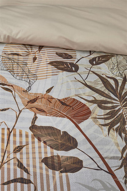 Riviera Maison Sunset Leafs Bettwäsche - Braun