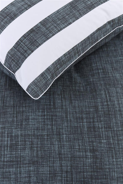 Riviera Maison Lindy Lines Bettwäsche - Marineblau