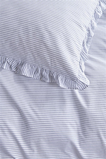 At Home by BeddingHouse Flamboyant Stripes Bettwäsche - Blau