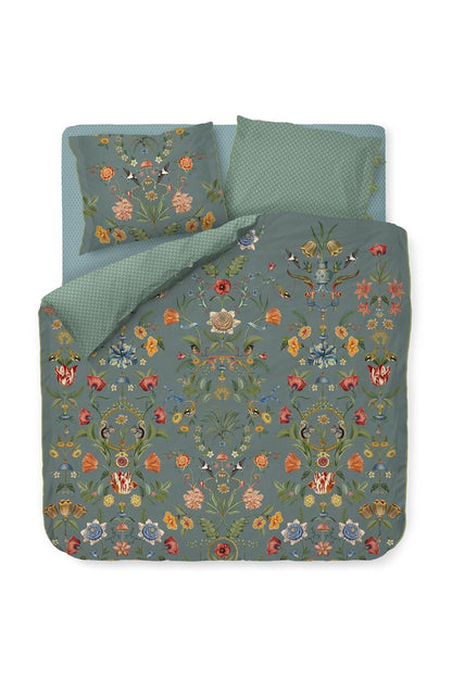 Pip Studio Botanico Verde Bettwäsche - Blau