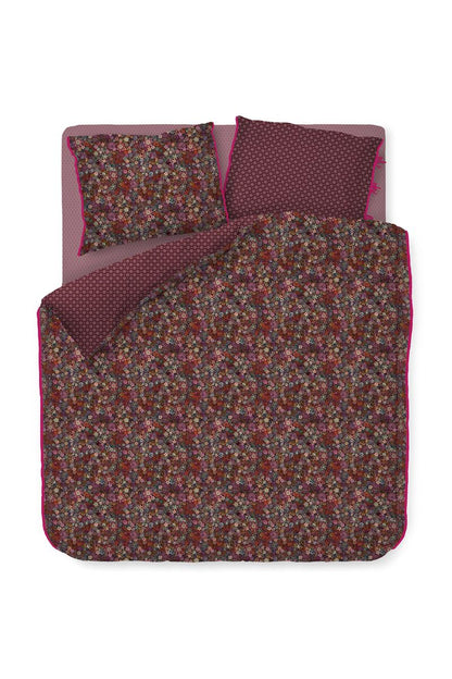 Pip Studio Tutti i Fiori Bettwäsche - Dunkelrot