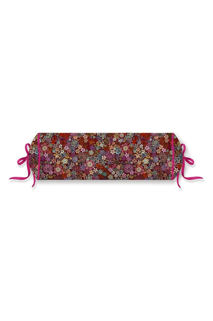 Pip Studio Tutti i Fiori Roll Zierkissen - Dunkelrot