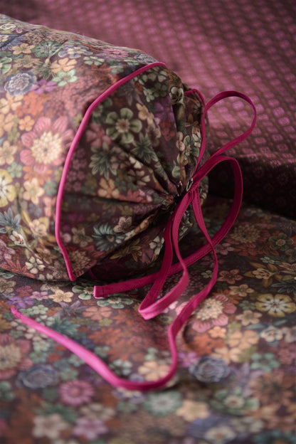 Pip Studio Tutti i Fiori Roll Zierkissen - Dunkelrot