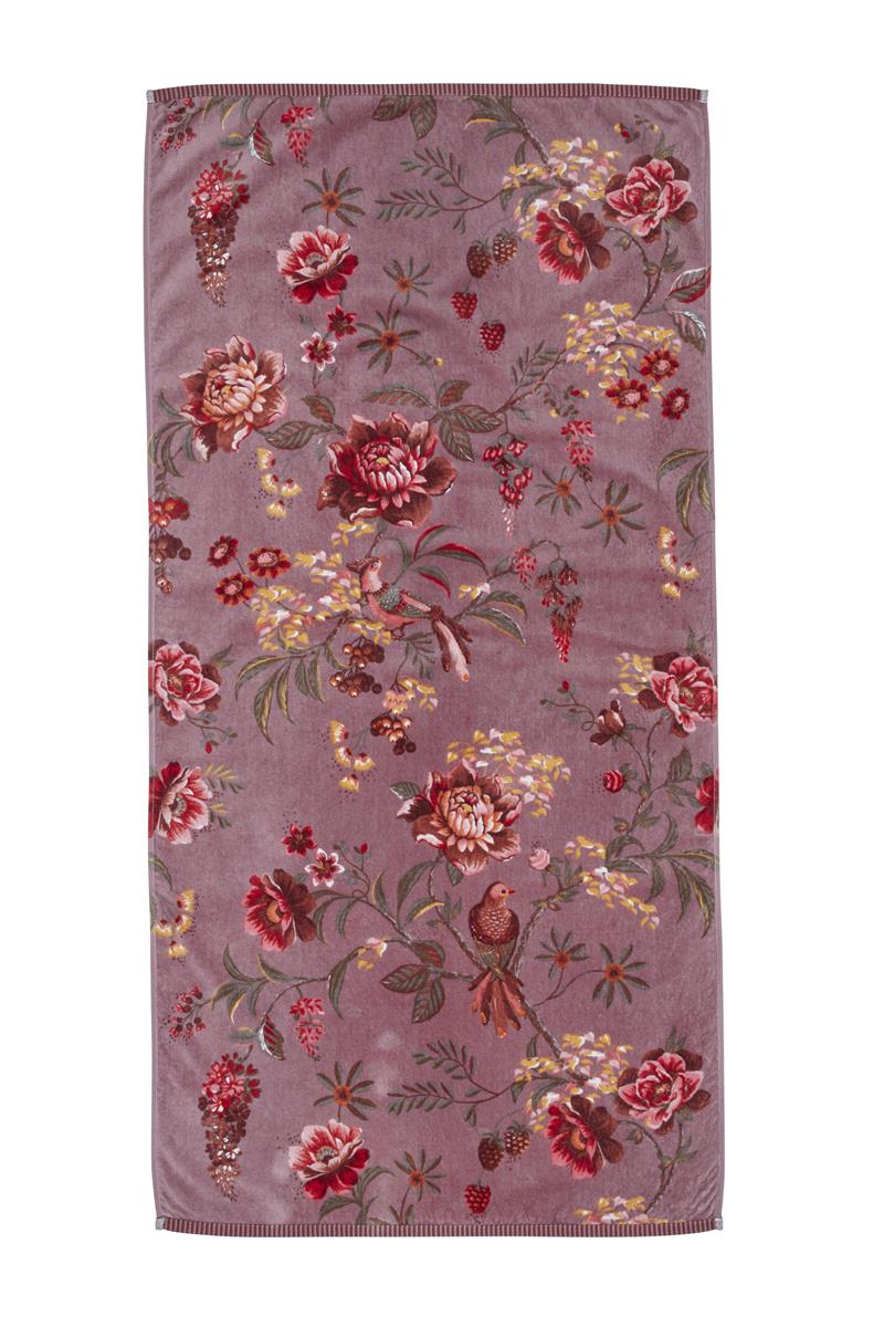 Pip Studio Secret Garden Badtextilien - Hellviolett