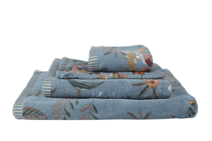Pip Studio Secret Garden Badtextilien - Blau