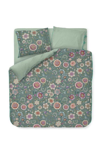 Pip Studio Viva Las Flores Bettwäsche - Grün