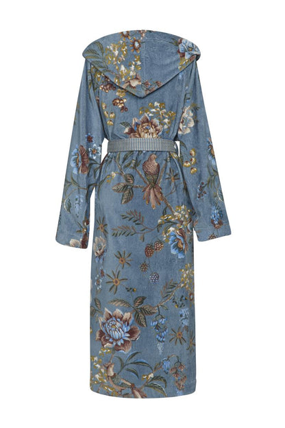 Pip Studio Secret Garden Bademantel - Blau