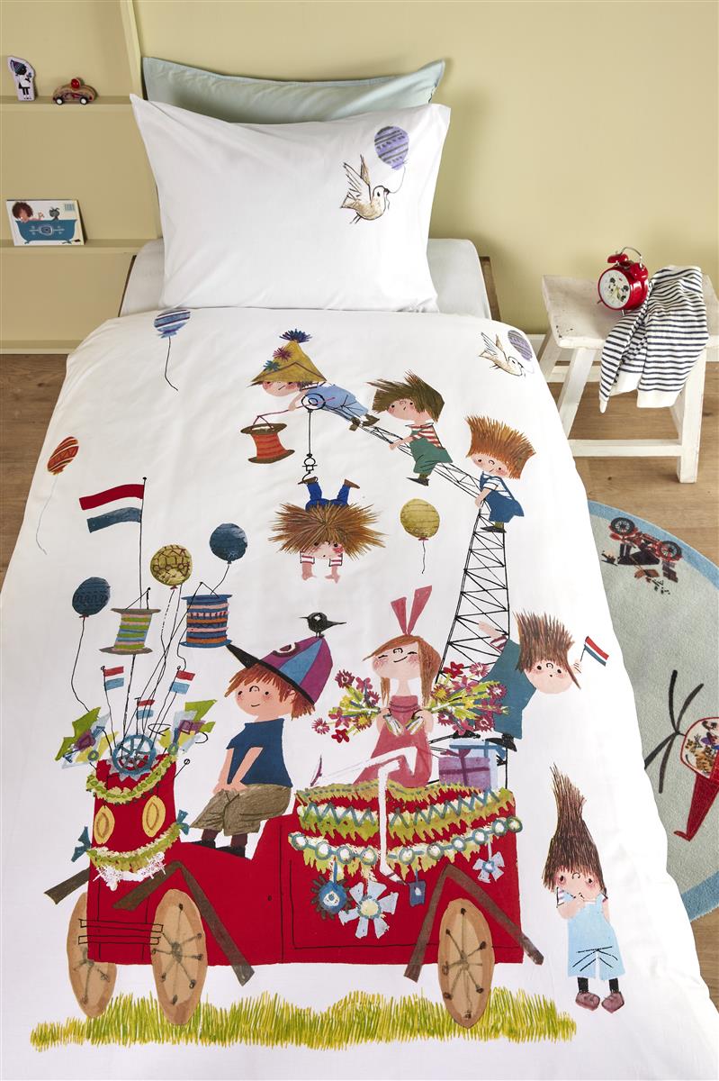 Beddinghouse x Fiep Amsterdam Fairy Car Bed Linen - Multi