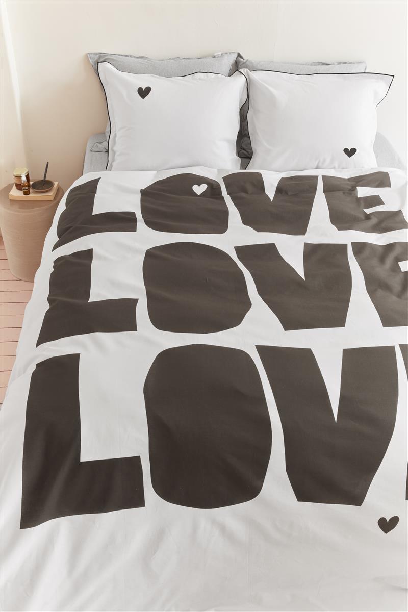 vtwonen Bold Love Bettwäsche - Natur