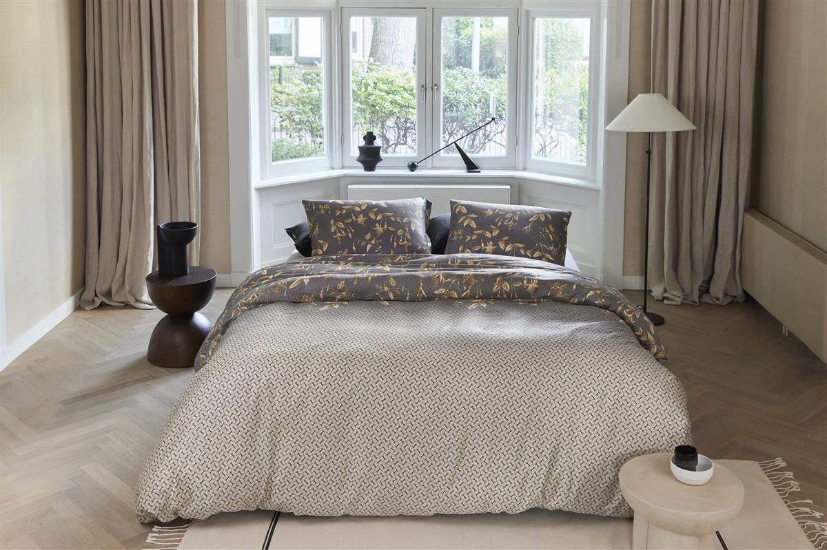 Beddinghouse Khai bed linen - anthracite