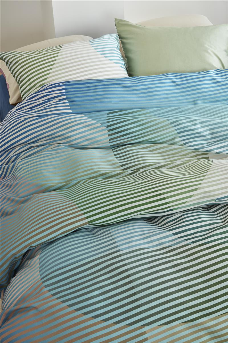 Beddinghouse Dutch Design Prismatic Bettwäsche - Blaugrün