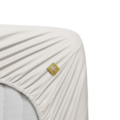 Beddinghouse Topper Spannbettlaken - Perkal Baumwolle - Off-White