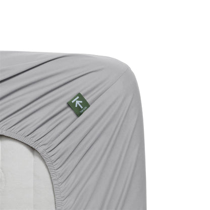 Beddinghouse Splittopper fitted sheet - Percale cotton - Light grey