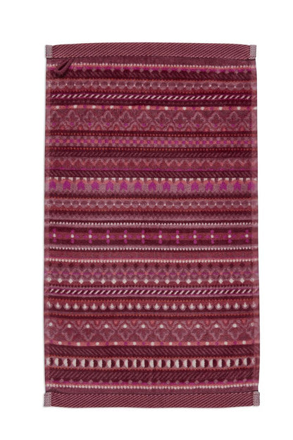 Pip Studio Geometric Print Badtextilien - Dunkeles Rosa