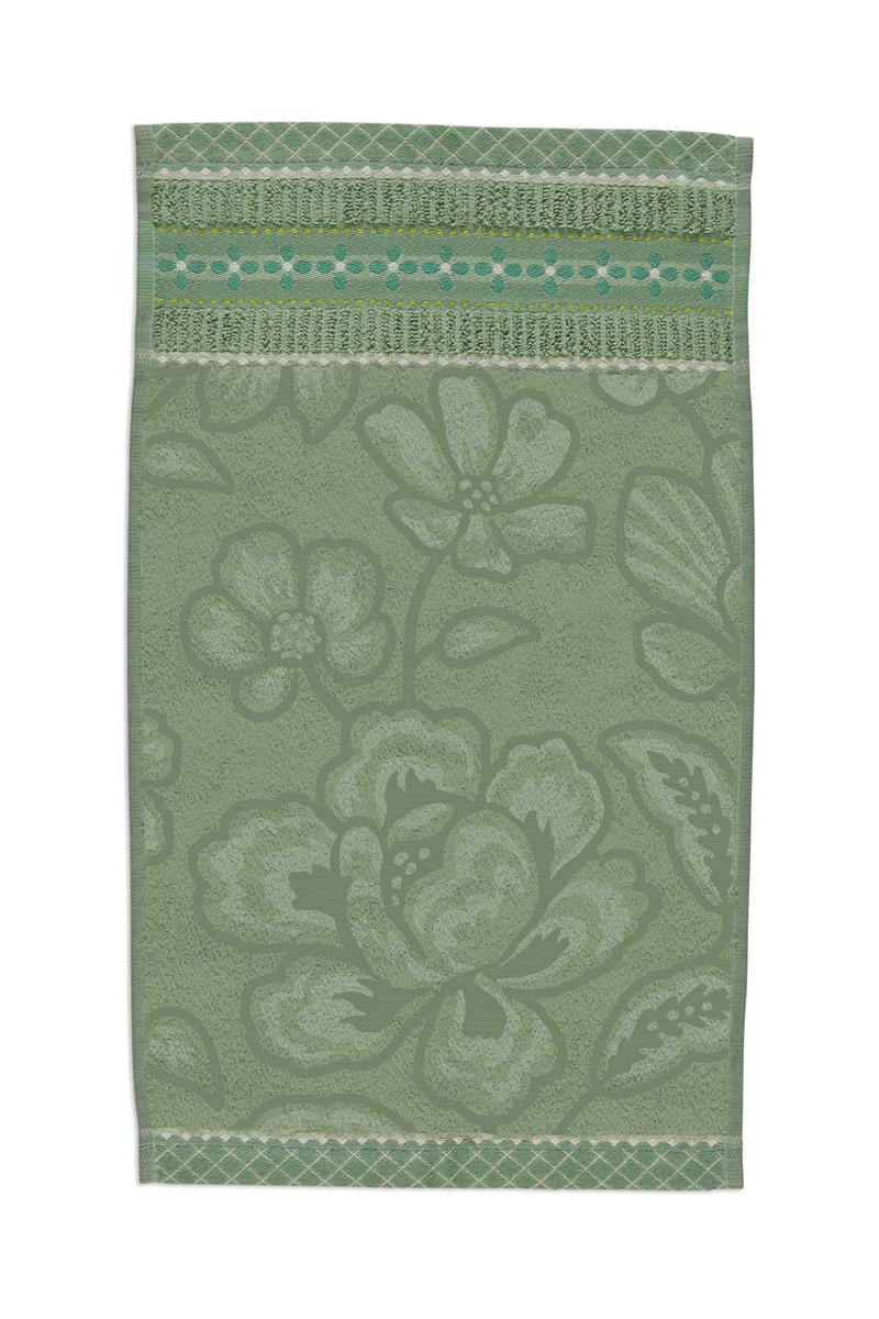 Pip Studio Jasmin Jacquard Badtextilien - Grün