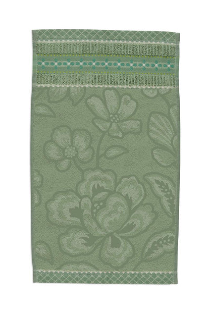Pip Studio Jasmin Jacquard Badtextilien - Grün