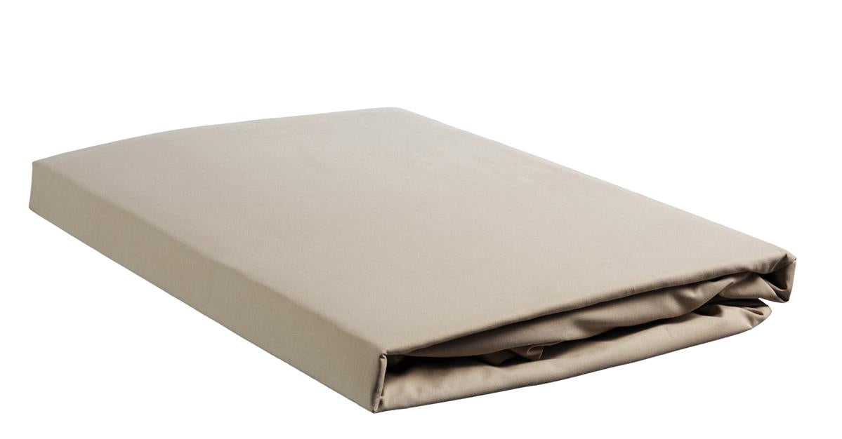 Ambiante Topper Spannbettlaken - Baumwolle - Taupe