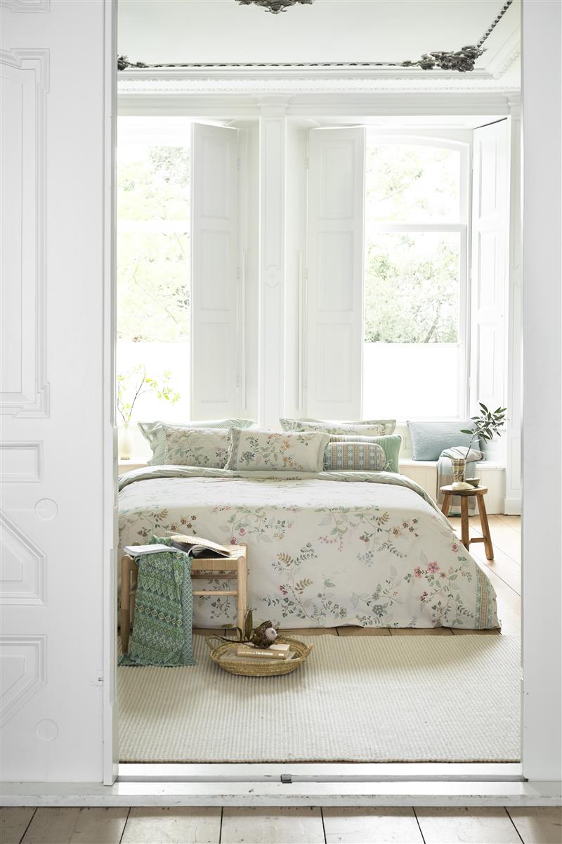 Pip Studio Kili Flower Bedding - White