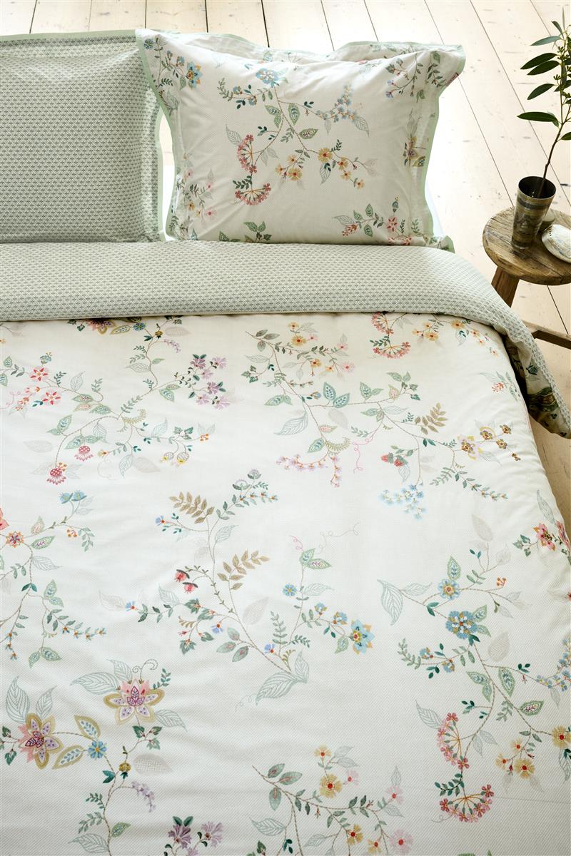 Pip Studio Kili Flower Bedding - White