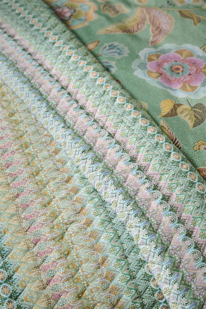Pip Studio Ashanti Quilt Blankets - Green