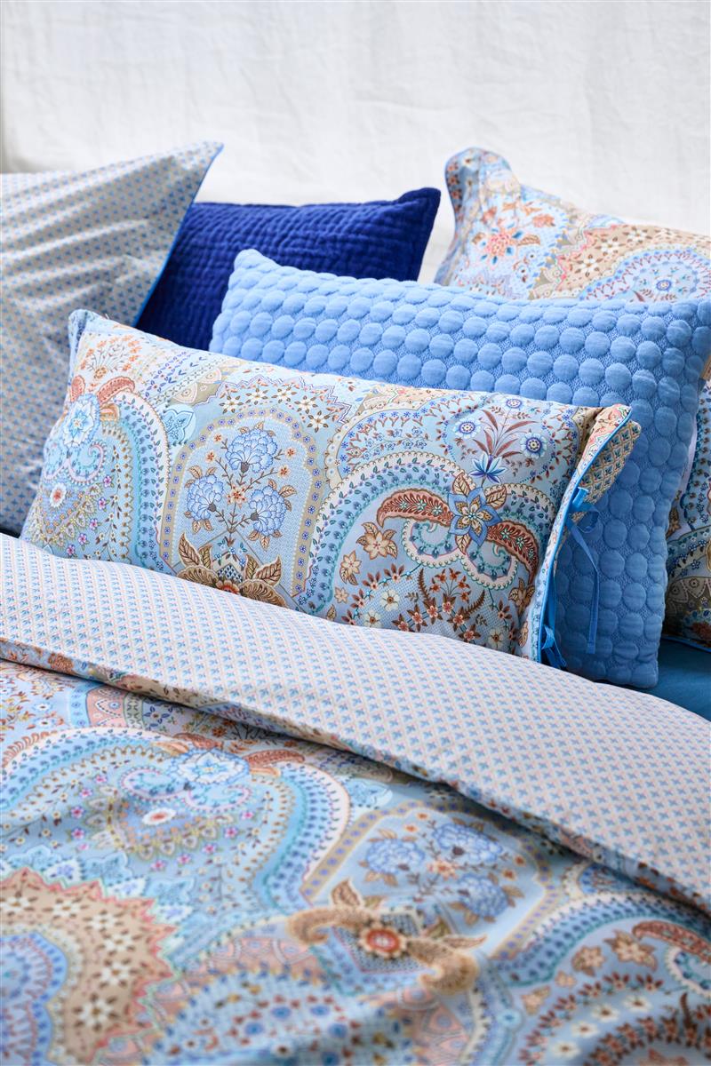 Pip Studio Jabali Flower Zierkissen - Blau