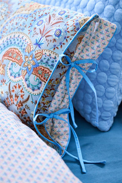 Pip Studio Jabali Flower Zierkissen - Blau