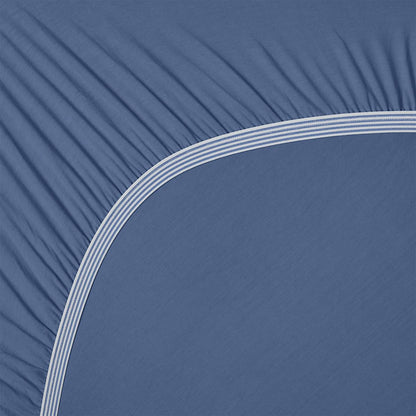 Pip Studio spannbettlaken - Jersey Lycra - Blau