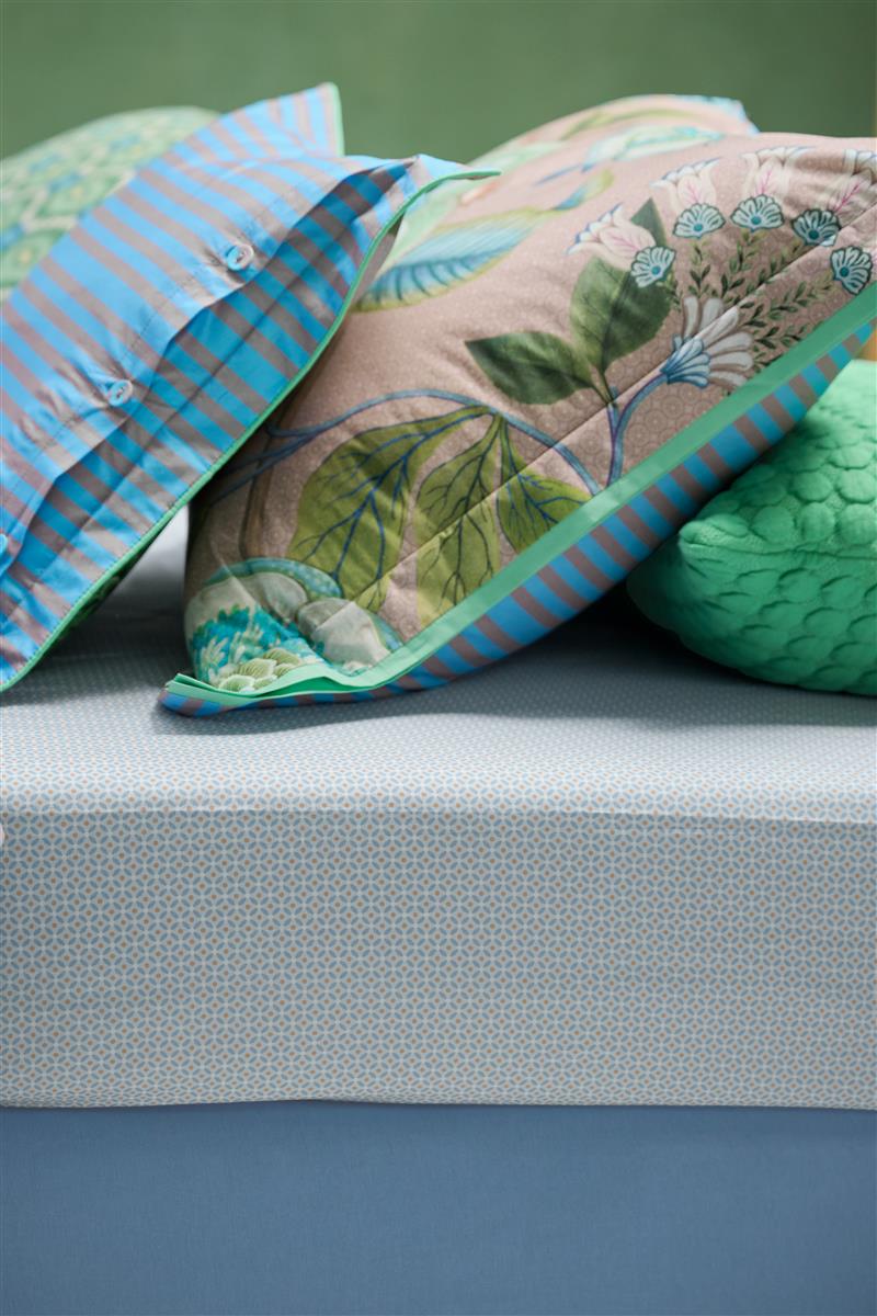 Pip Studio spannbettlaken - Perkal Baumwolle - GreyBlue