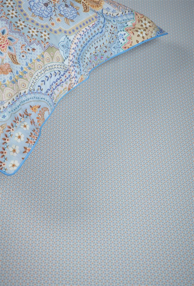 Pip Studio spannbettlaken - Perkal Baumwolle - GreyBlue
