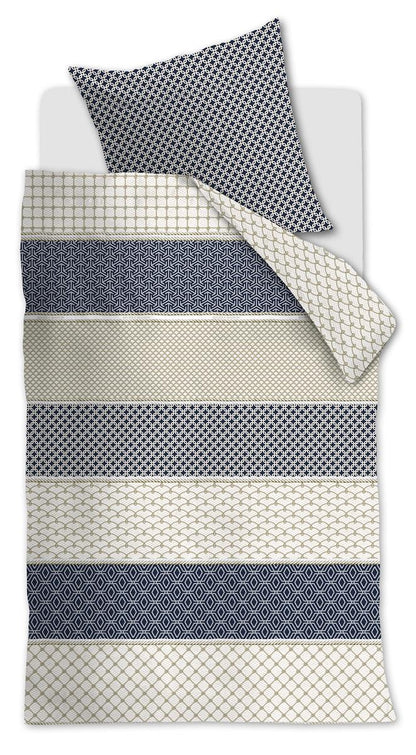 Riviera Maison Ropes Bettwäsche - Marineblau