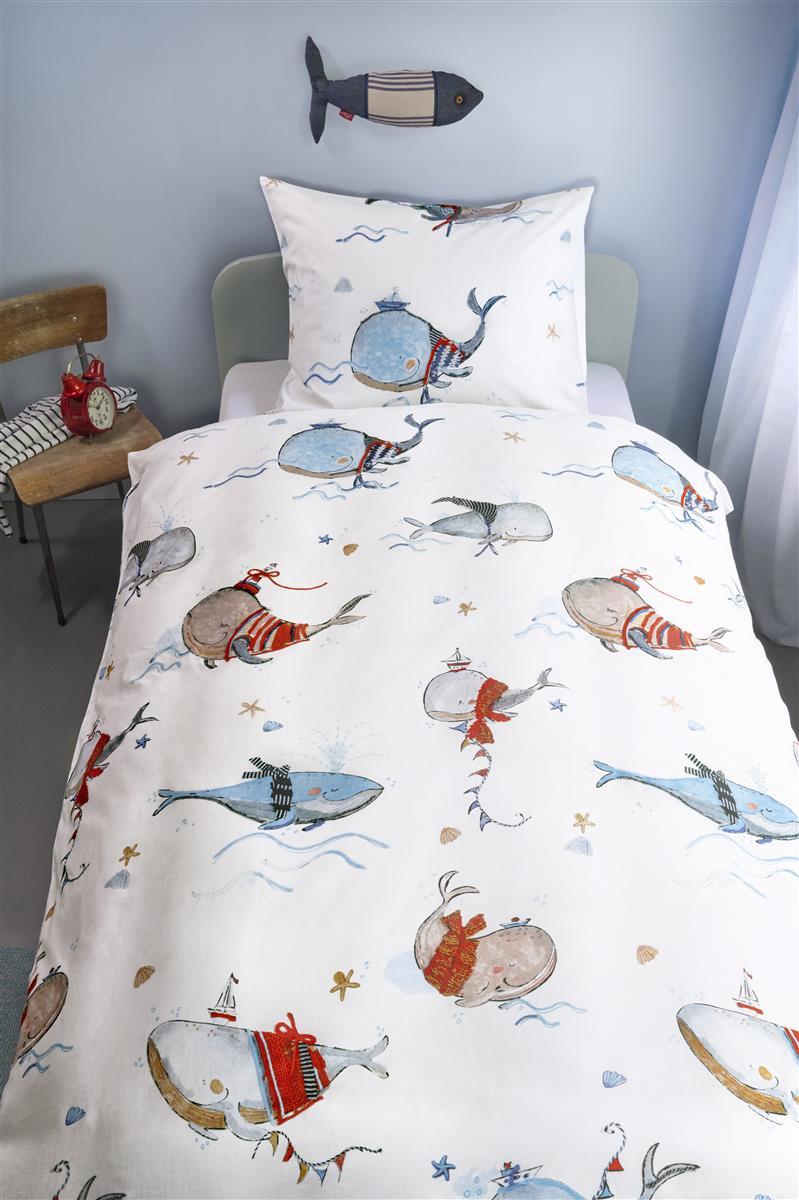 Beddinghouse Kids Whaletastic Bed Linen - Blue