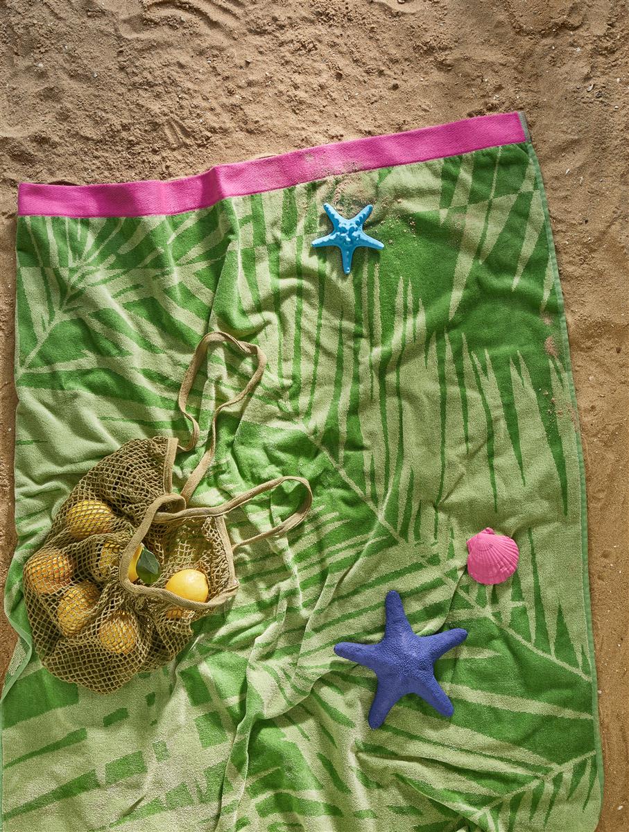 KAAT Amsterdam Belize Strandtuch - Grün