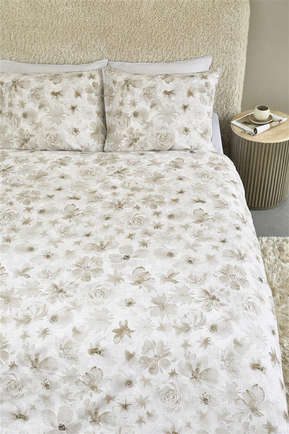 Riviera Maison Flowing Flowers Bettwäsche - Sand