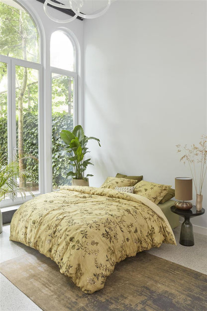 Beddinghouse Charlotte bed linen - olive green