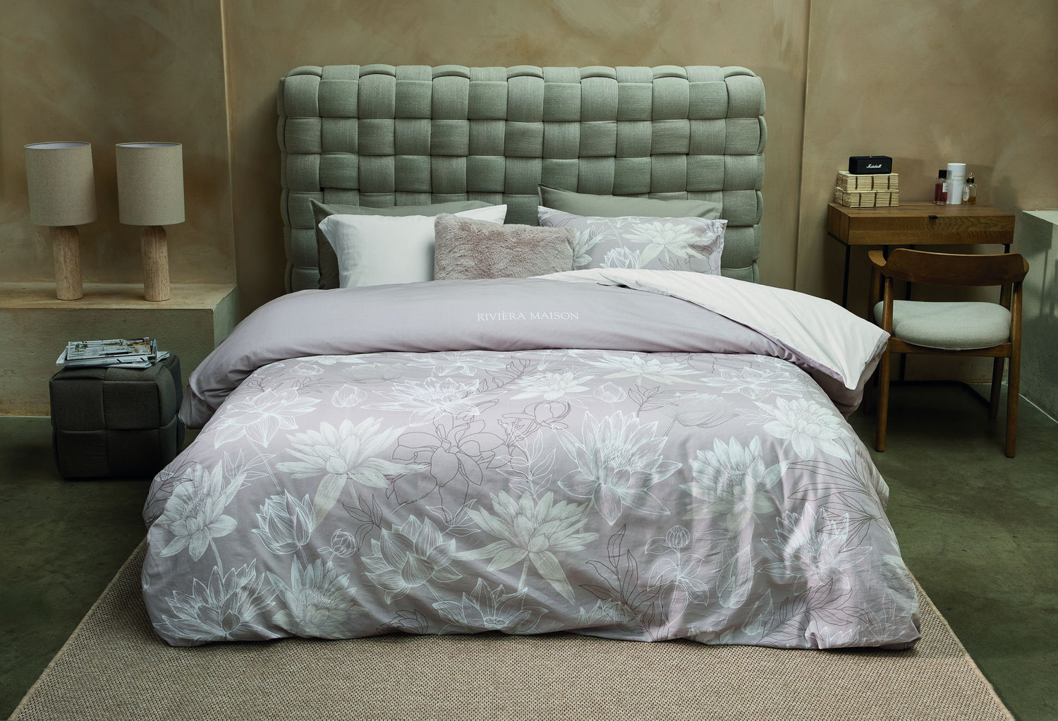 Rivièra Maison Amelia Bettwäsche - Taupe