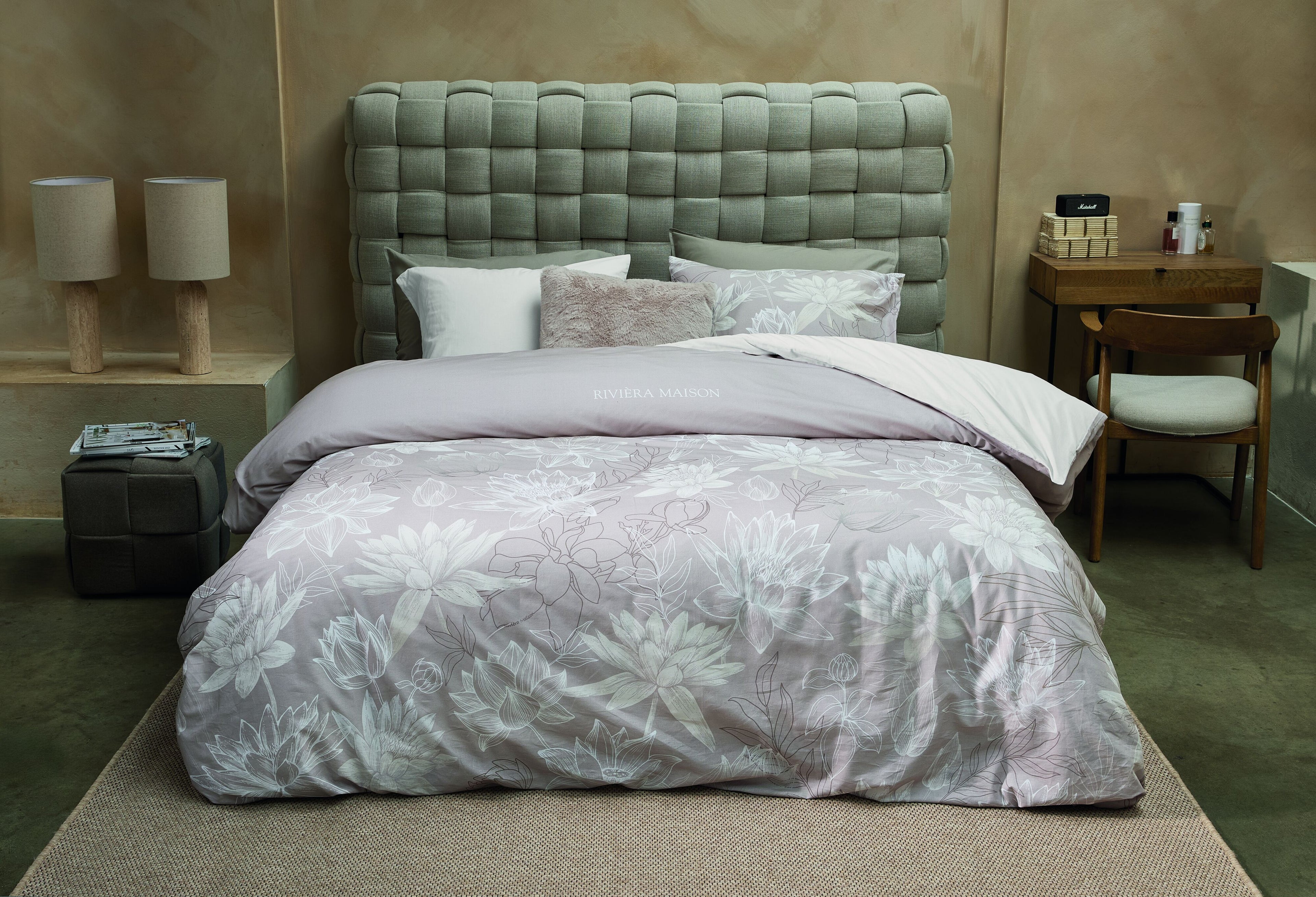 Rivièra Maison Amelia Bettwäsche - Taupe