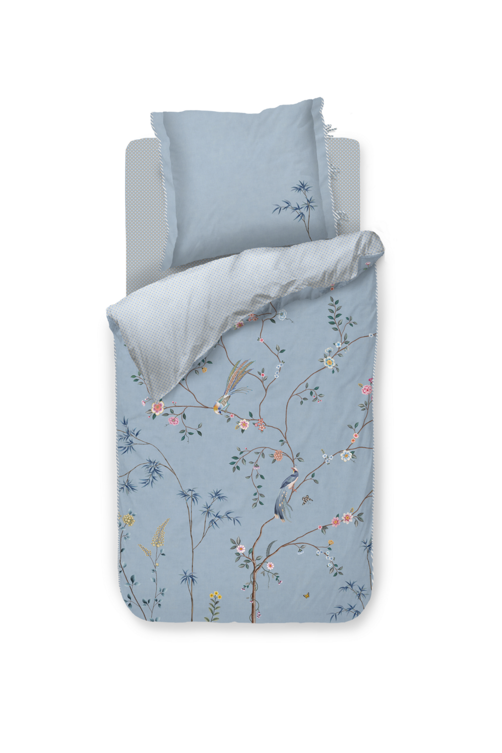 Pip Studio Bamboo Blossom Bettwäsche - Hellblau