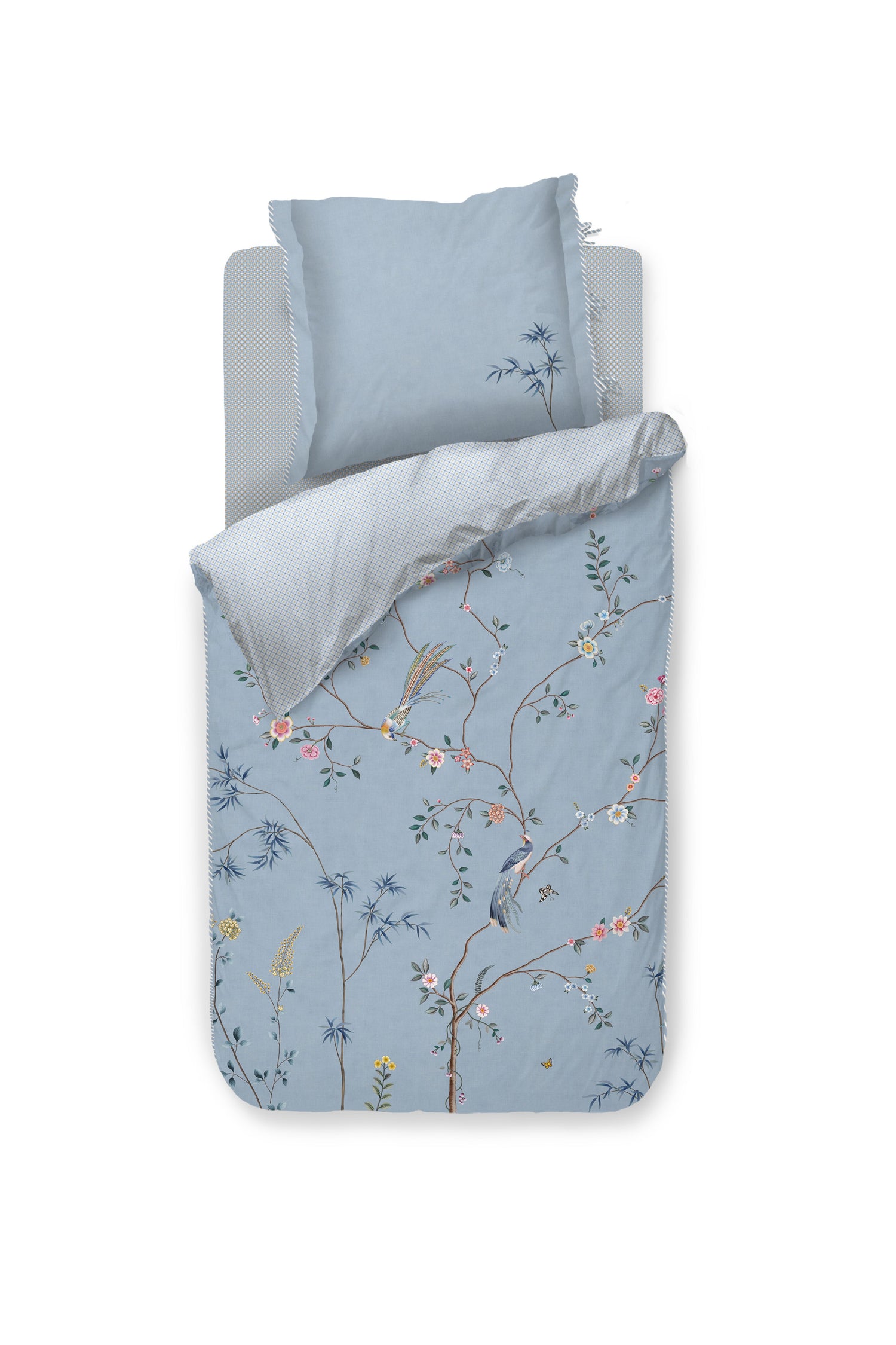 Pip Studio Bamboo Blossom Bettwäsche - Hellblau