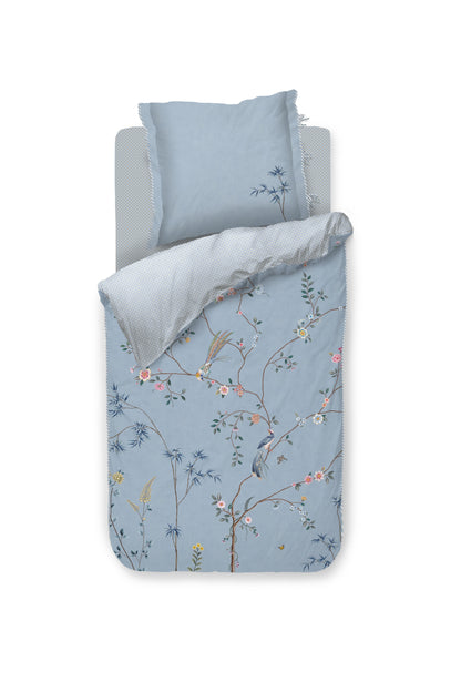 Pip Studio Bamboo Blossom Bettwäsche - Hellblau