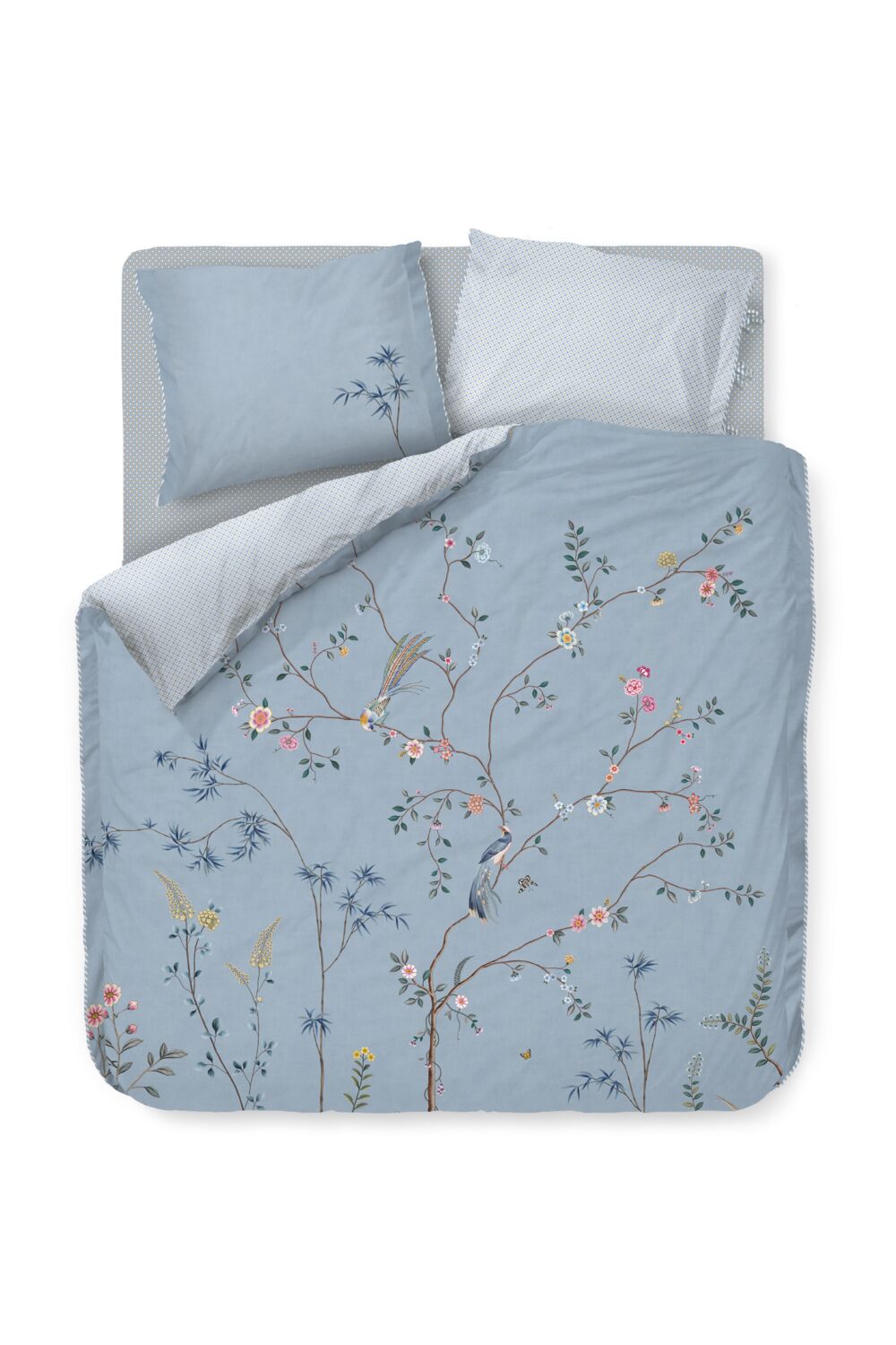 Pip Studio Bamboo Blossom Bettwäsche - Hellblau