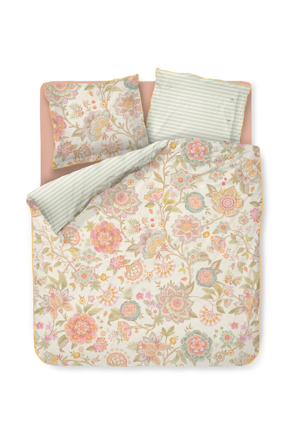 Pip Studio Bombay Bold Bettwäsche - Cremefarben