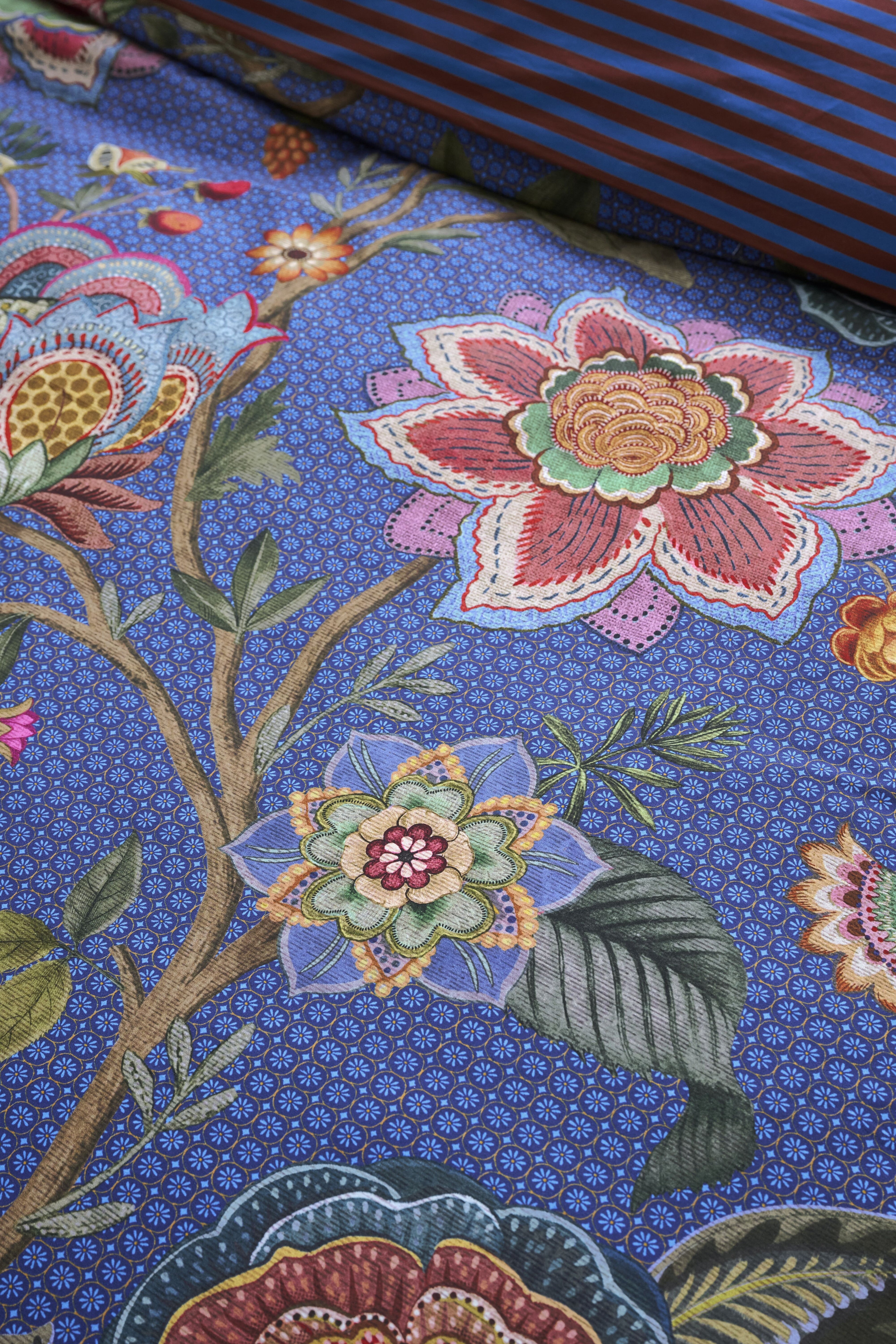 Pip Studio Bombay Bold Bettwäsche - Dunkelblau