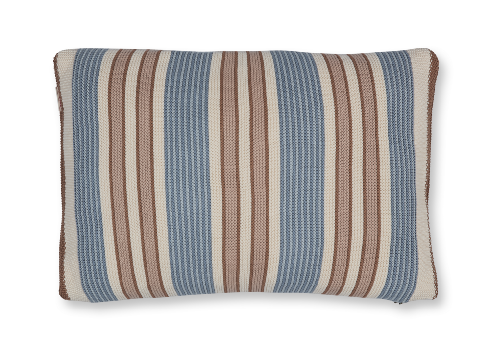 Pip Studio Bonsoir Combistripe Kissen - Blau