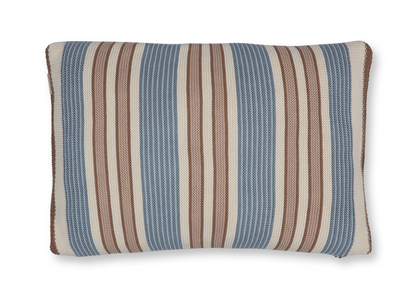 Pip Studio Bonsoir Combistripe Kissen - Blau