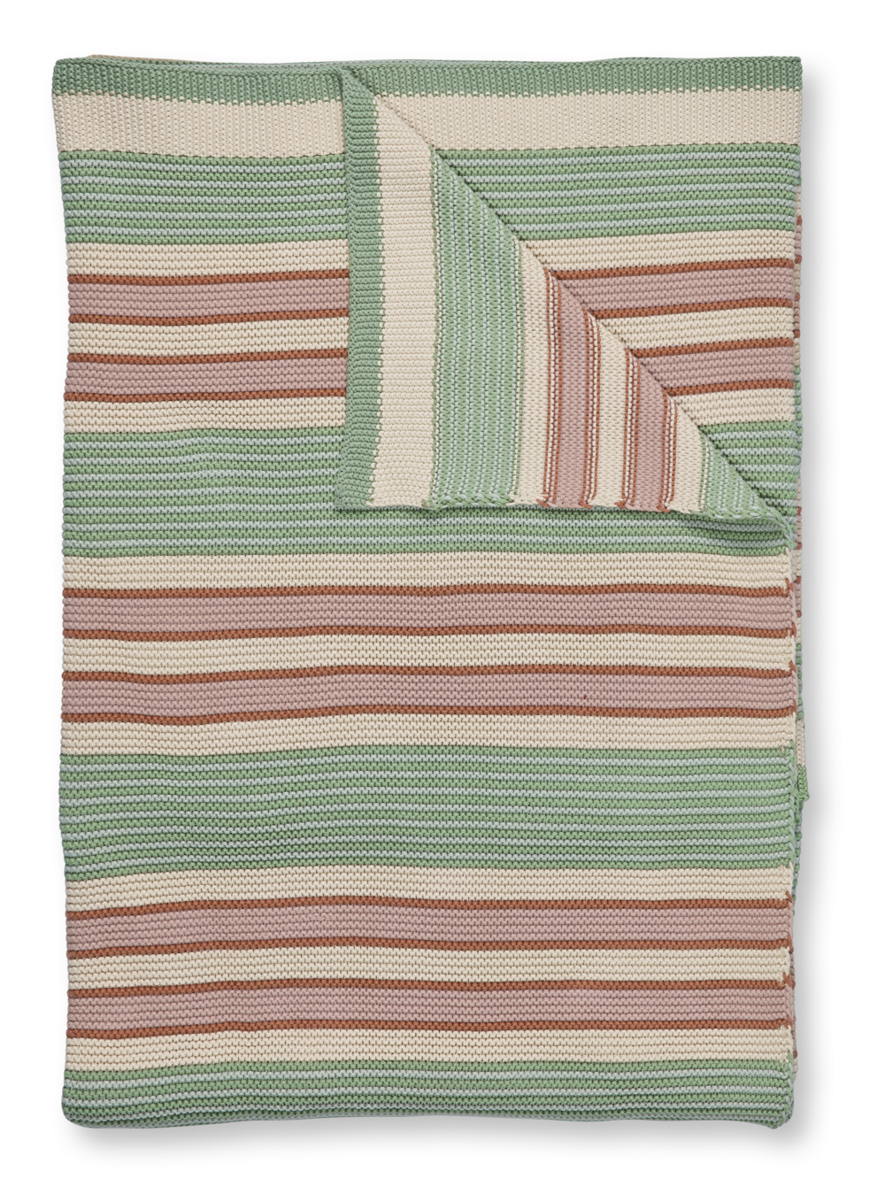 Pip Studio Bonsoir Combistripe Wohndecken - Grün