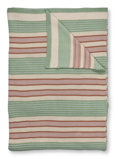 Pip Studio Bonsoir Combistripe Wohndecken - Grün