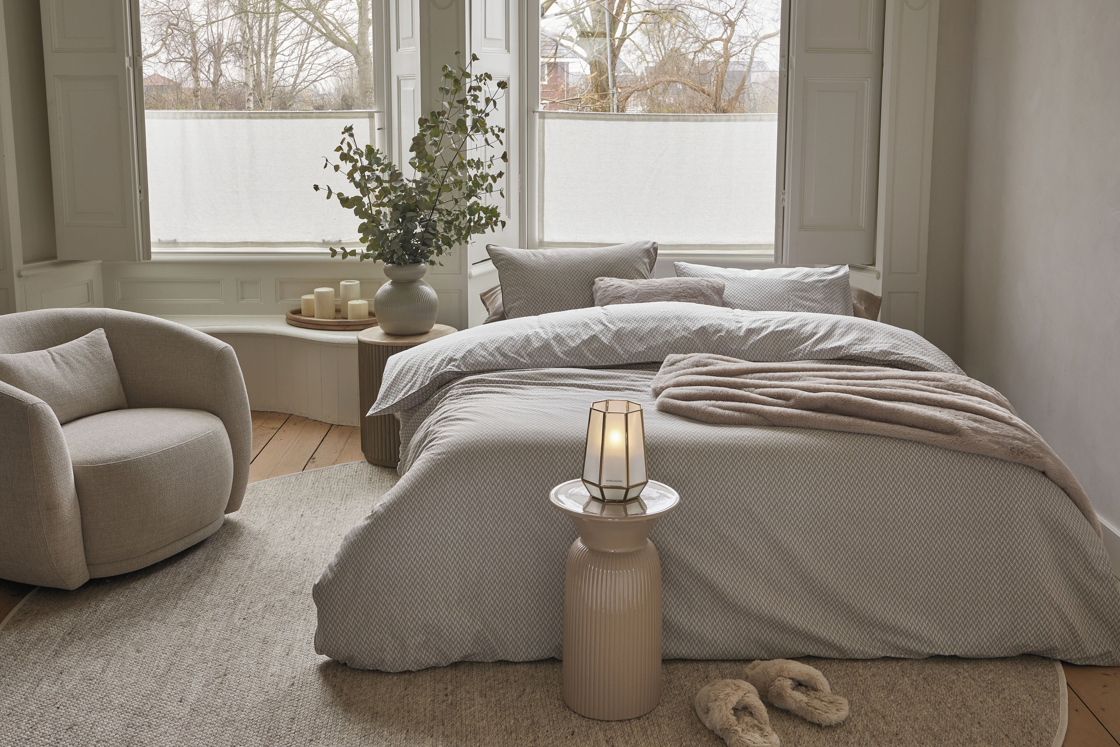 Rivièra Maison Emery Bettwäsche - Taupe