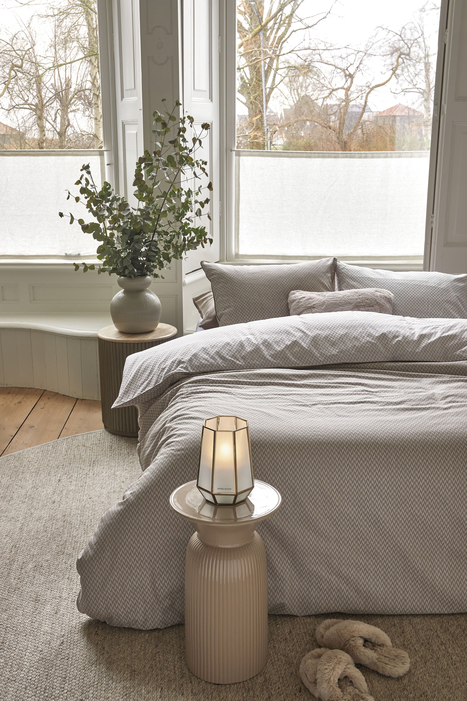 Rivièra Maison Emery Bettwäsche - Taupe