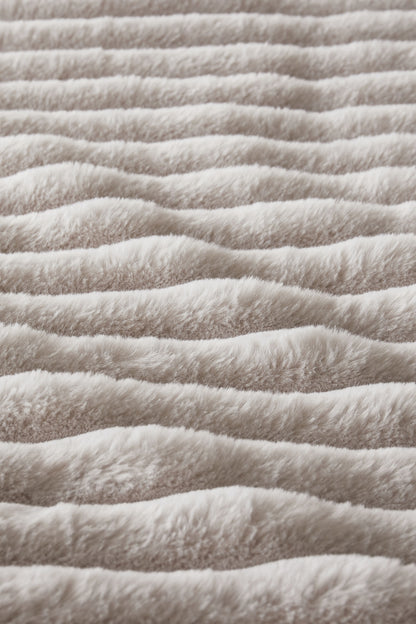 Rivièra Maison Furry Stripes Bettwäsche - Cremefarben