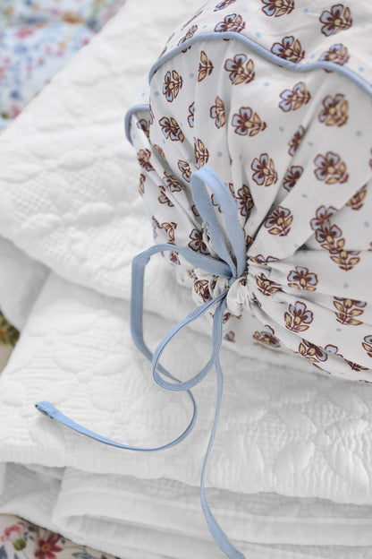 Pip Studio Jaipur Flower Kissen - Hellblau